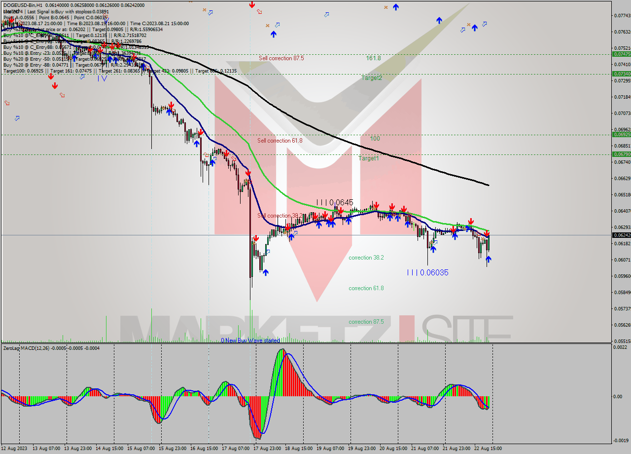 DOGEUSD-Bin H1 Signal