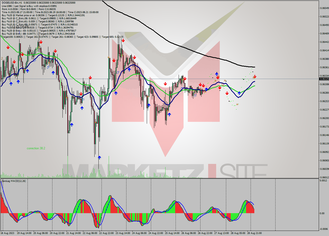 DOGEUSD-Bin H1 Signal