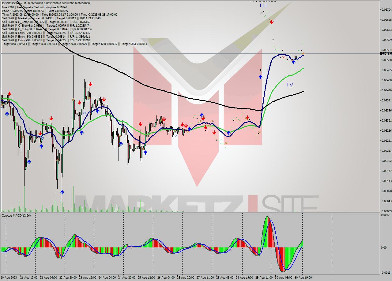 DOGEUSD-Bin H1 Signal