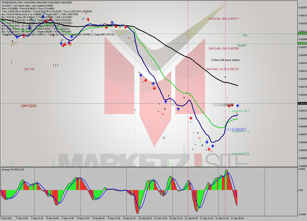 DOGEUSD-Bin M30 Signal