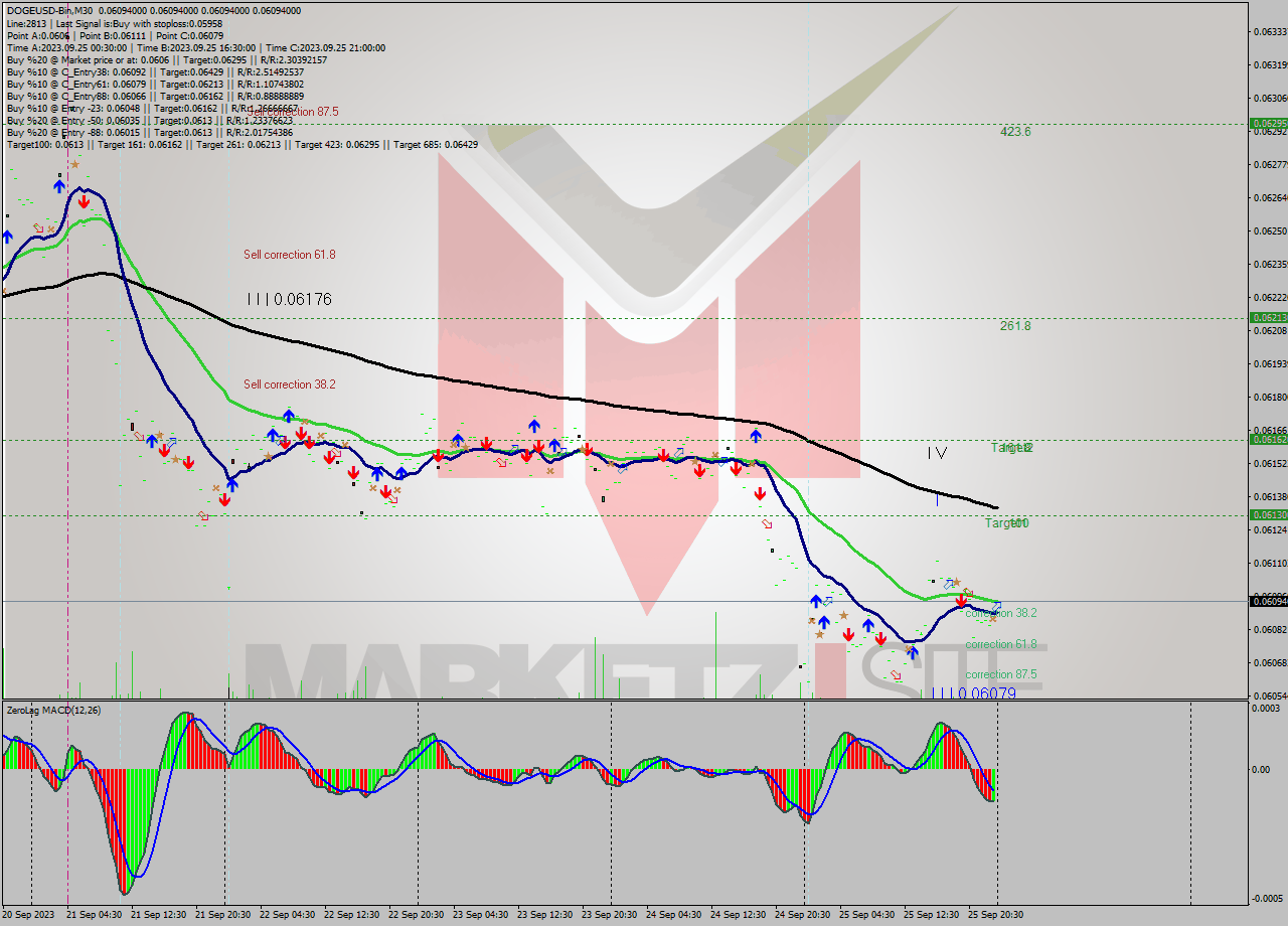 DOGEUSD-Bin M30 Signal