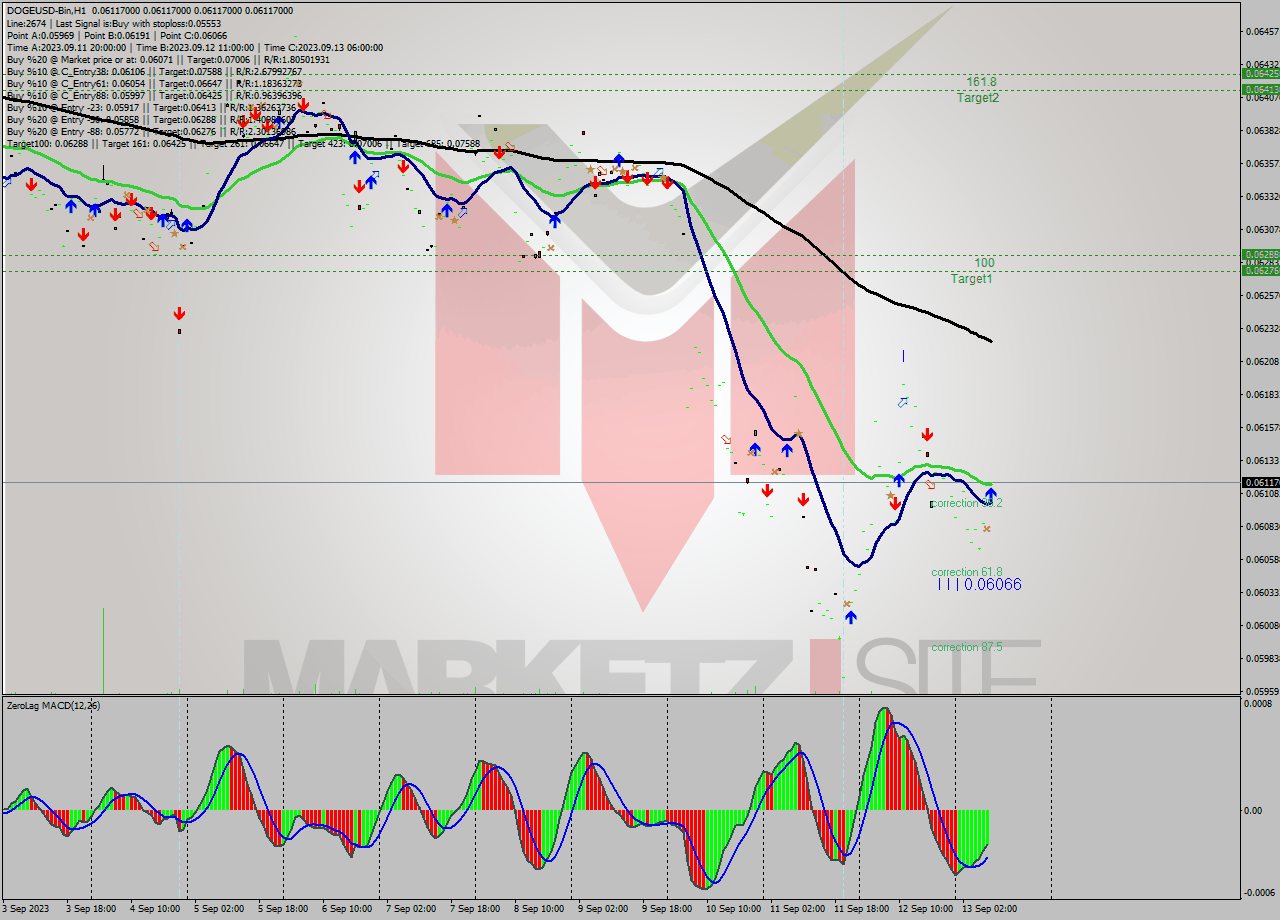 DOGEUSD-Bin H1 Analysis DOGEUSD-Bin H1 Signal