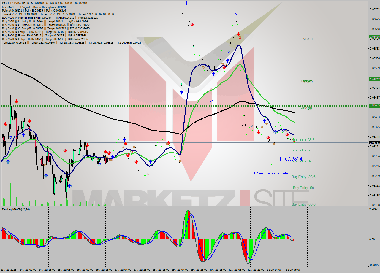 DOGEUSD-Bin H1 Analysis DOGEUSD-Bin H1 Signal
