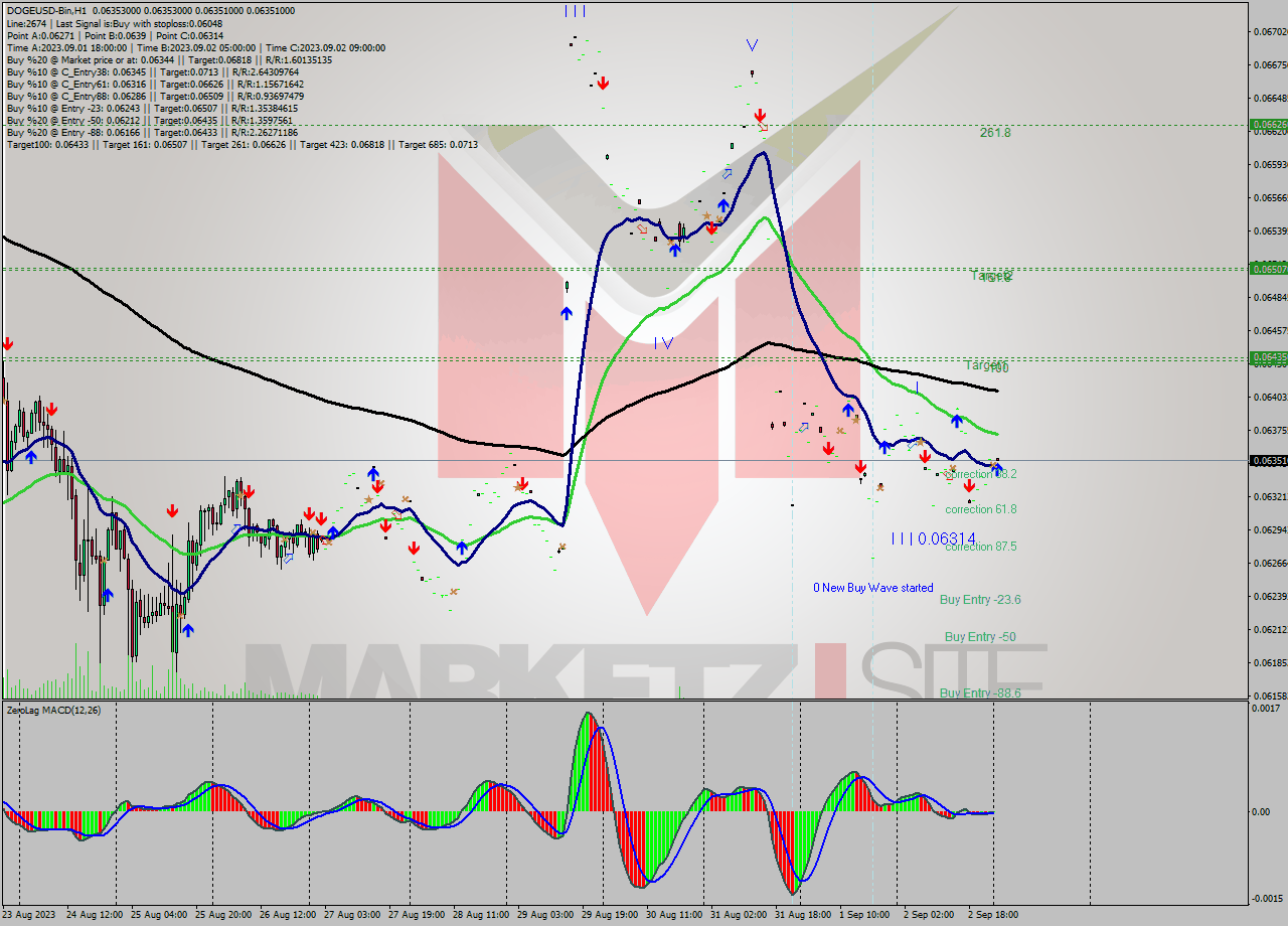 DOGEUSD-Bin H1 Analysis DOGEUSD-Bin H1 Signal
