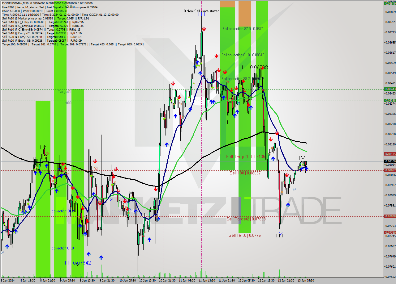 DOGEUSD-Bin M30 Signal