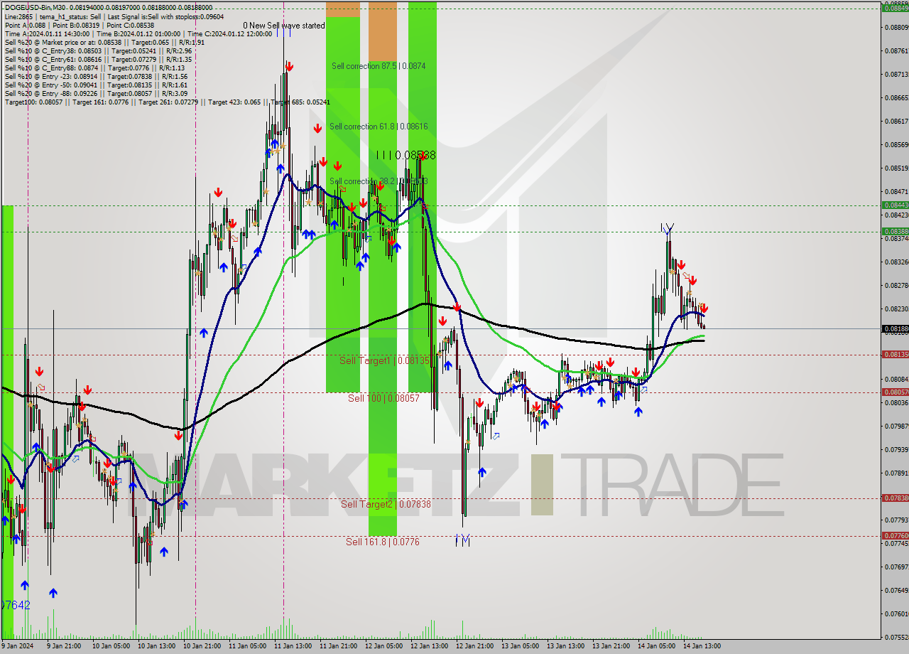 DOGEUSD-Bin M30 Signal
