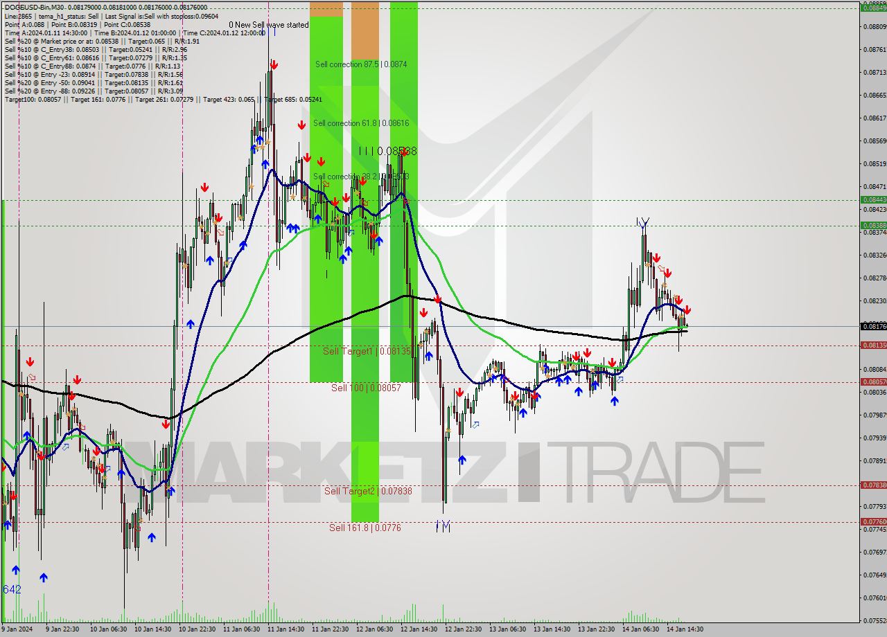 DOGEUSD-Bin M30 Analysis DOGEUSD-Bin M30 Signal