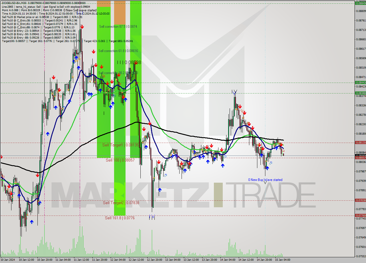 DOGEUSD-Bin M30 Signal
