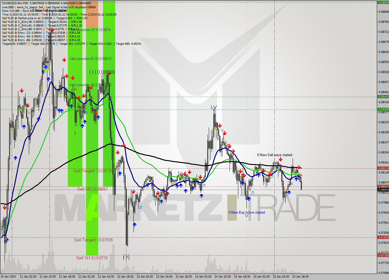 DOGEUSD-Bin M30 Signal