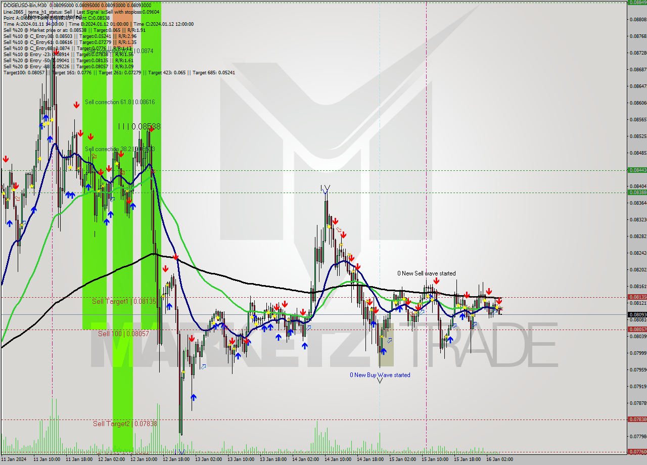 DOGEUSD-Bin M30 Signal