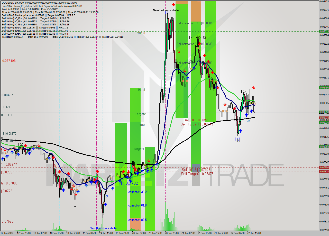 DOGEUSD-Bin M30 Analysis DOGEUSD-Bin M30 Signal