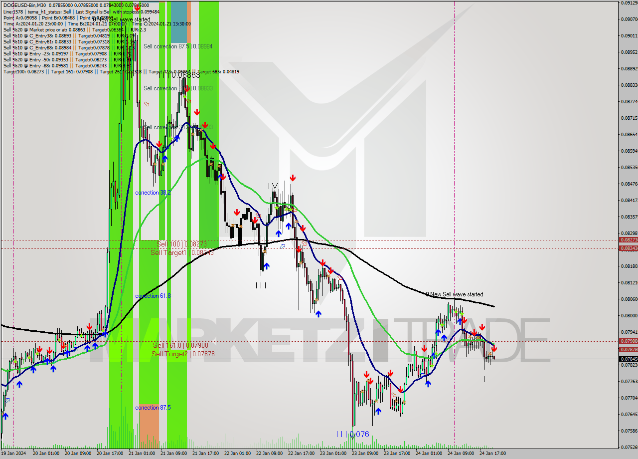 DOGEUSD-Bin M30 Signal