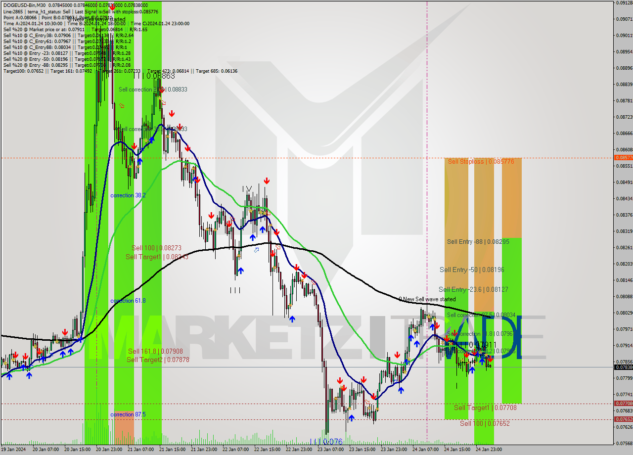 DOGEUSD-Bin M30 Signal