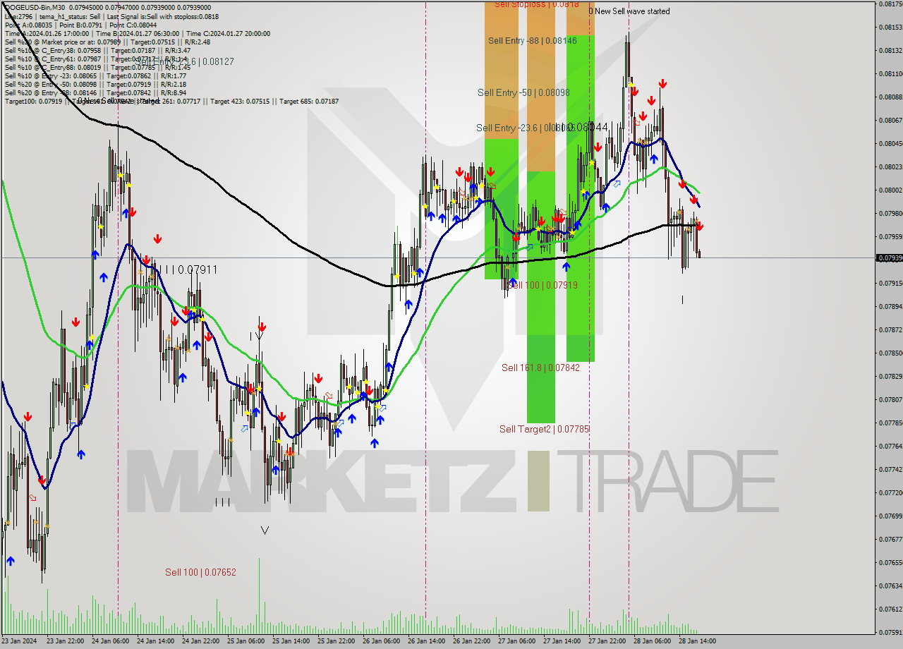 DOGEUSD-Bin M30 Signal