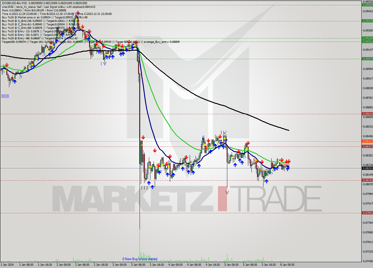 DOGEUSD-Bin M30 Signal