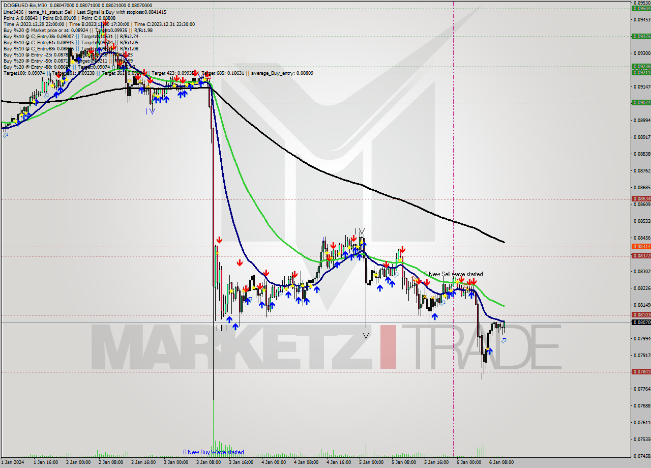 DOGEUSD-Bin M30 Signal