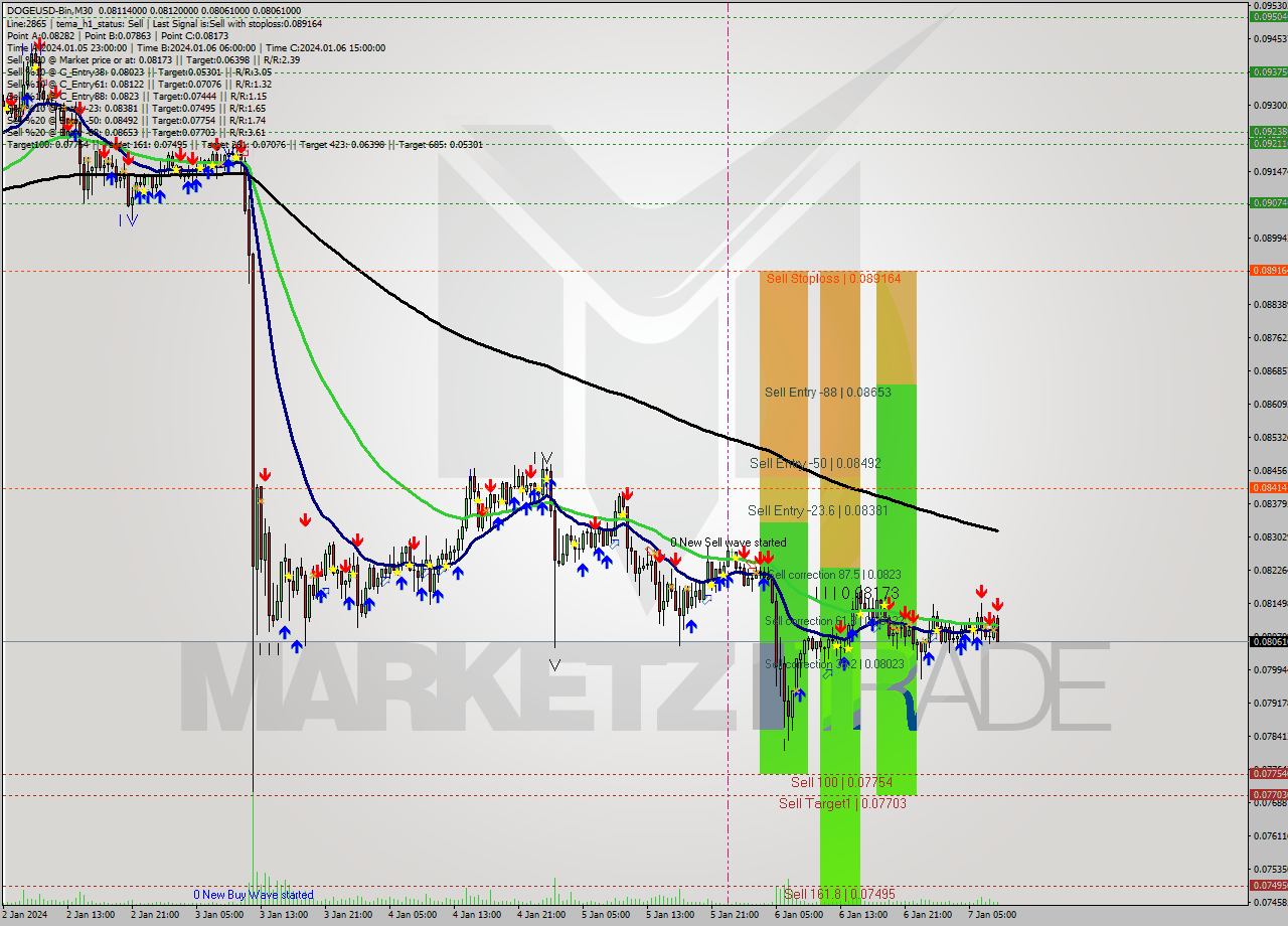 DOGEUSD-Bin M30 Signal