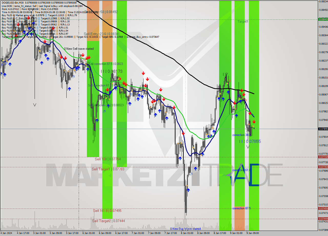 DOGEUSD-Bin M30 Signal