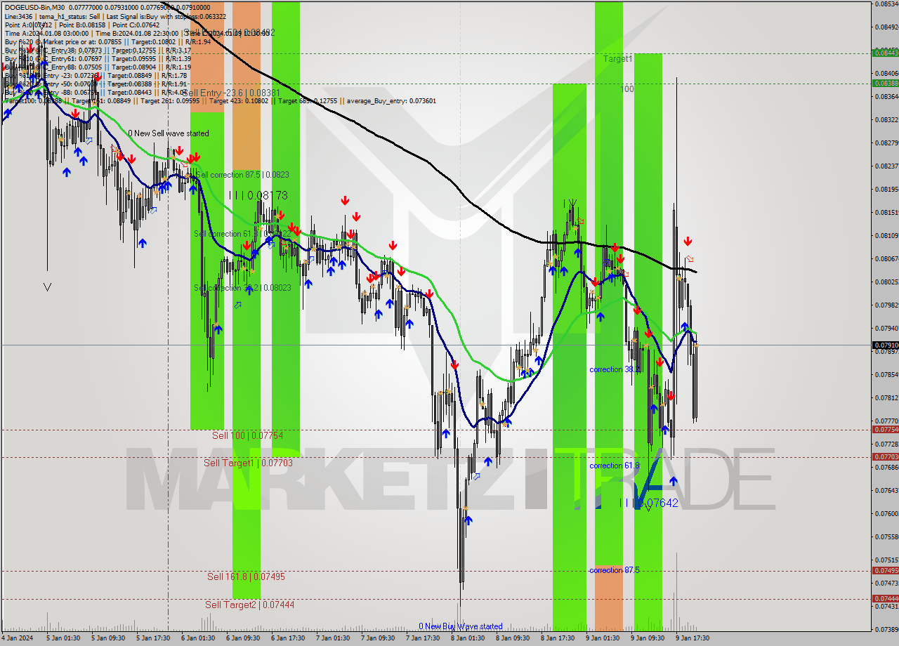 DOGEUSD-Bin M30 Signal