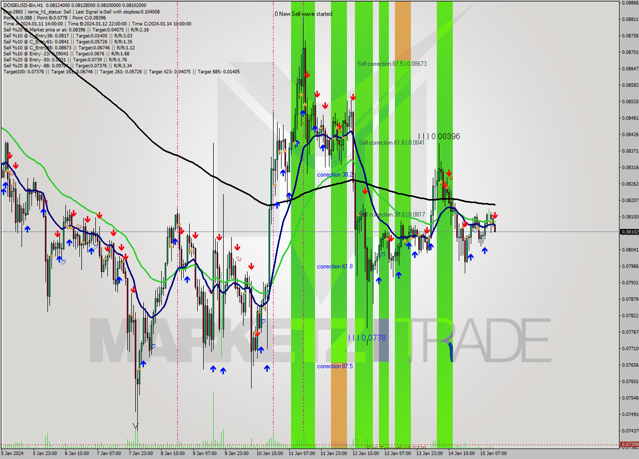 DOGEUSD-Bin H1 Signal