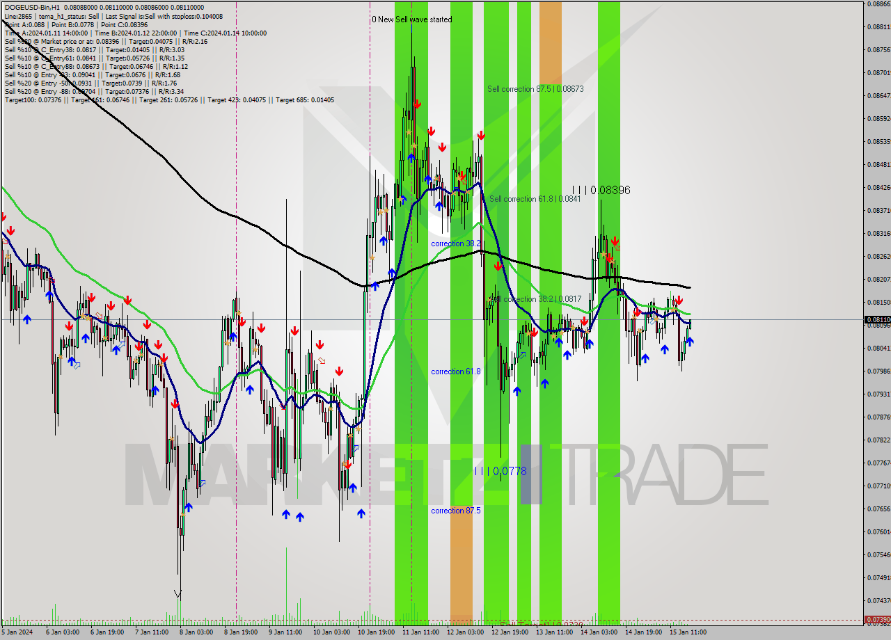 DOGEUSD-Bin H1 Signal