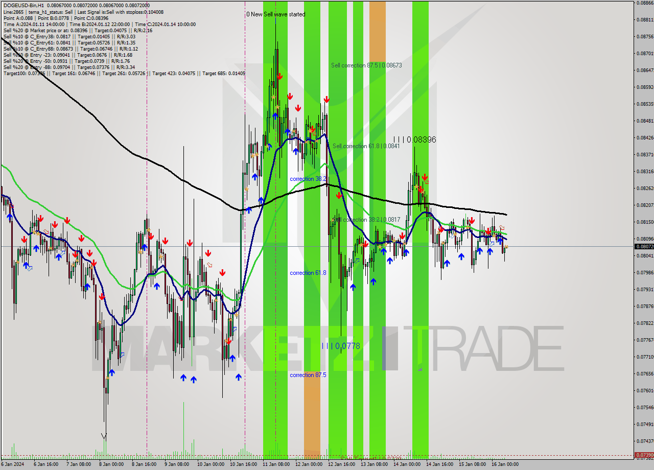 DOGEUSD-Bin H1 Signal