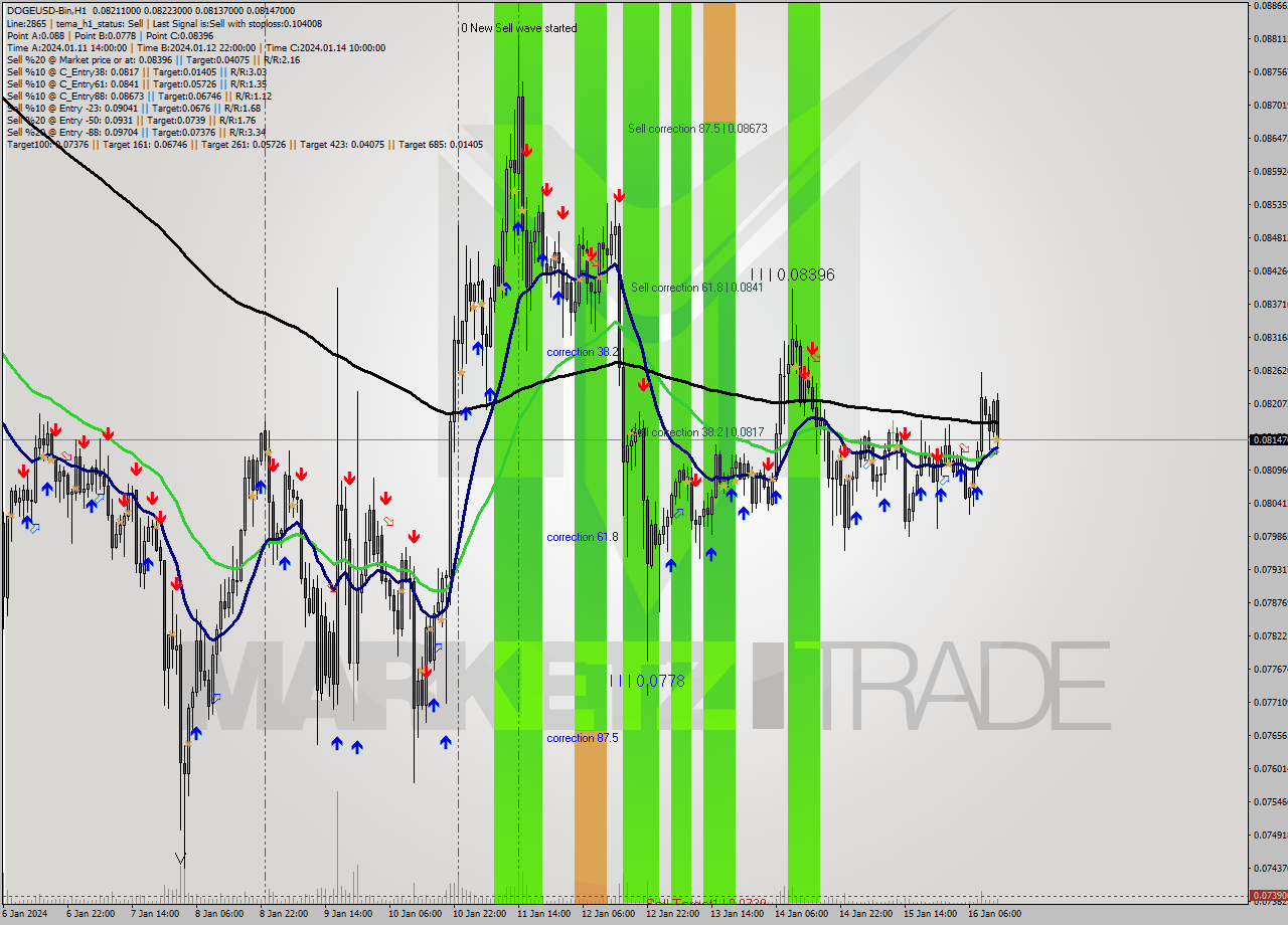 DOGEUSD-Bin H1 Signal