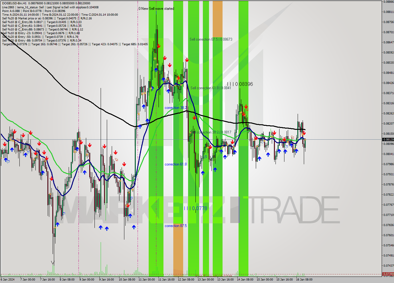 DOGEUSD-Bin H1 Analysis DOGEUSD-Bin H1 Signal