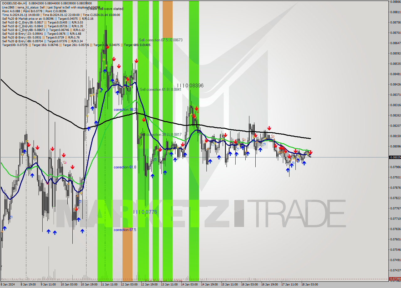 DOGEUSD-Bin H1 Signal