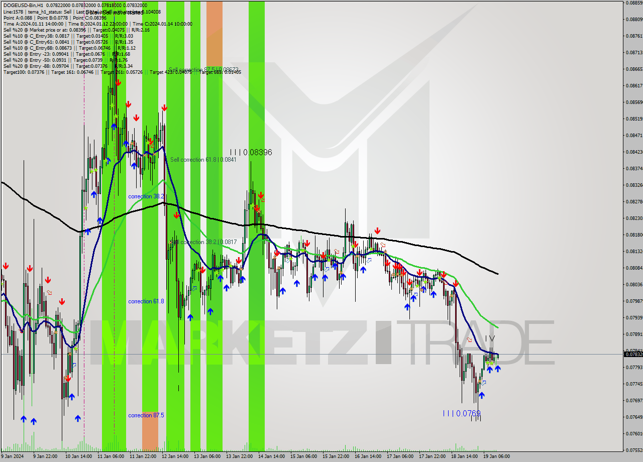 DOGEUSD-Bin H1 Signal