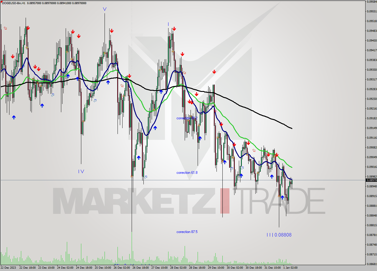 DOGEUSD-Bin H1 Signal