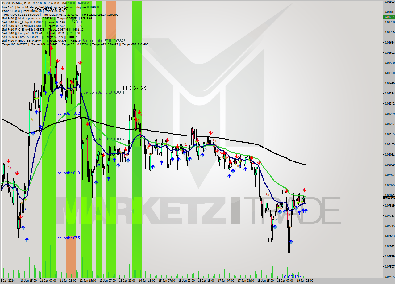 DOGEUSD-Bin H1 Analysis DOGEUSD-Bin H1 Signal