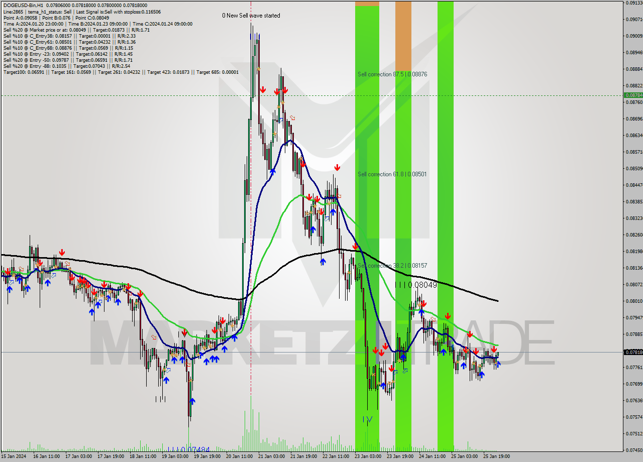 DOGEUSD-Bin H1 Signal