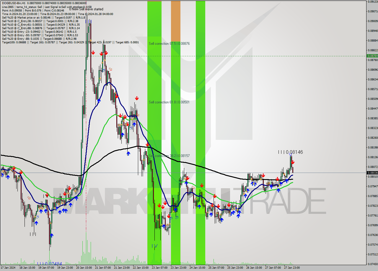 DOGEUSD-Bin H1 Signal
