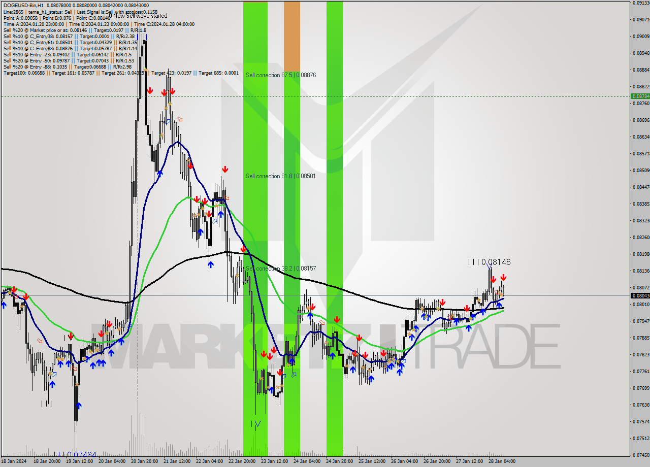 DOGEUSD-Bin H1 Signal
