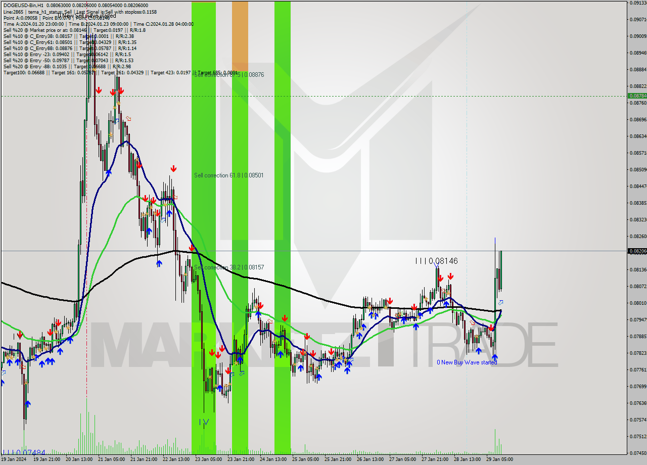 DOGEUSD-Bin H1 Signal