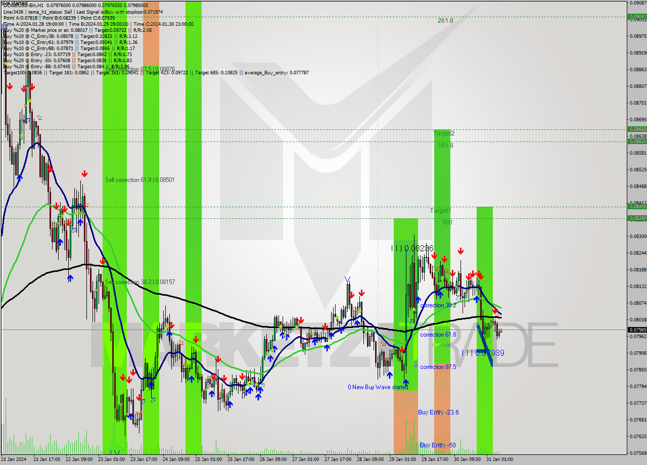 DOGEUSD-Bin H1 Signal