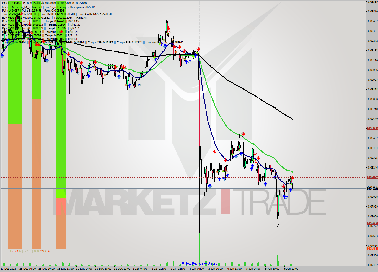 DOGEUSD-Bin H1 Analysis DOGEUSD-Bin H1 Signal