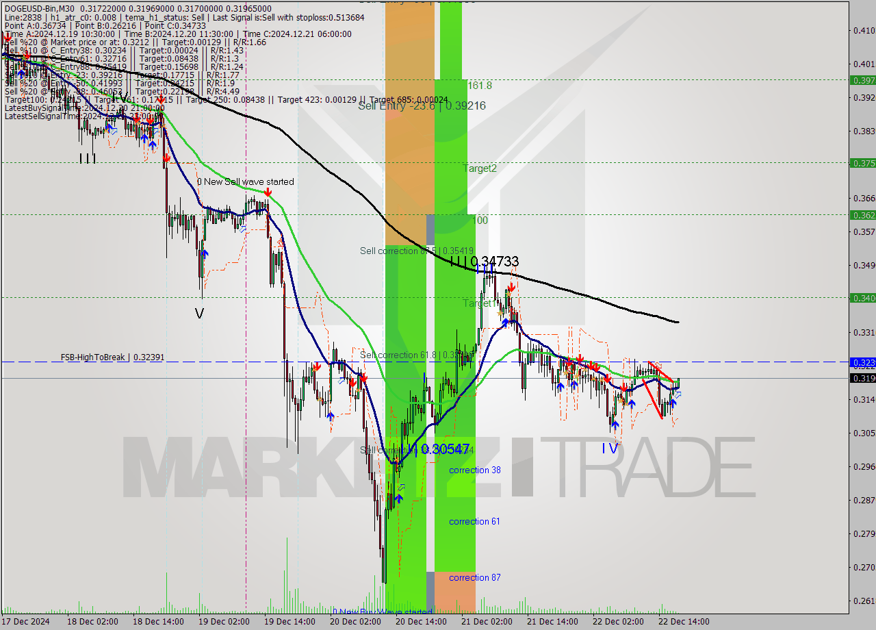 DOGEUSD-Bin M30 Analysis DOGEUSD-Bin M30 Signal