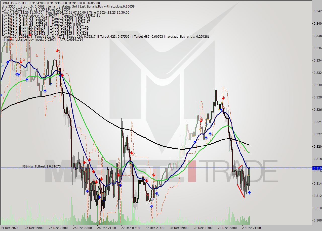 DOGEUSD-Bin M30 Signal