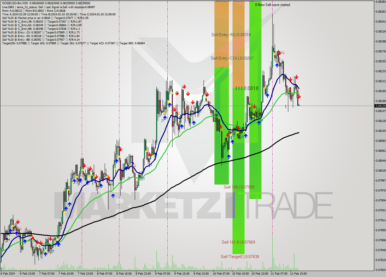 DOGEUSD-Bin M30 Signal