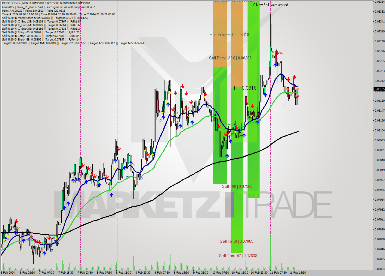 DOGEUSD-Bin M30 Analysis DOGEUSD-Bin M30 Signal