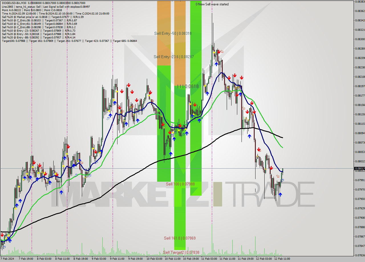 DOGEUSD-Bin M30 Signal