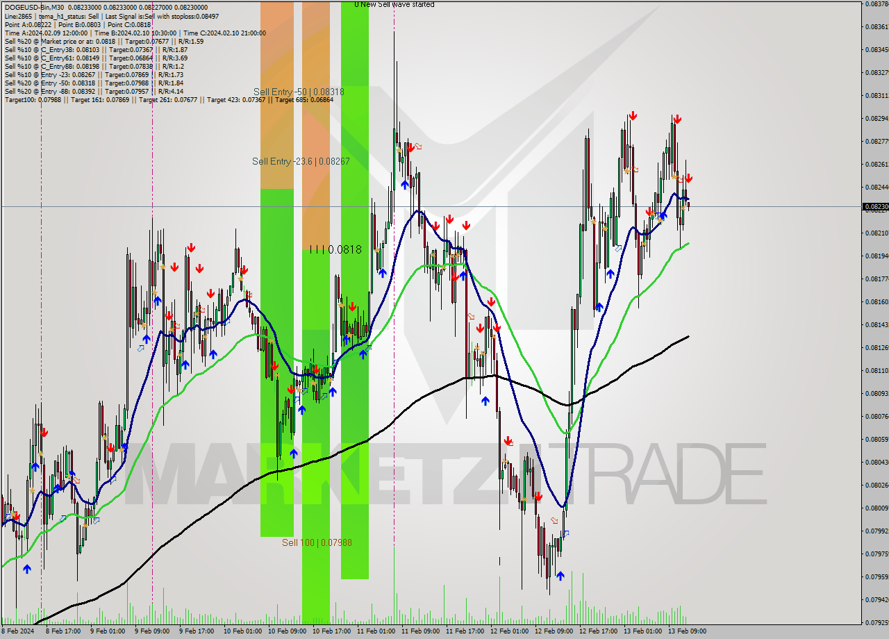 DOGEUSD-Bin M30 Analysis DOGEUSD-Bin M30 Signal