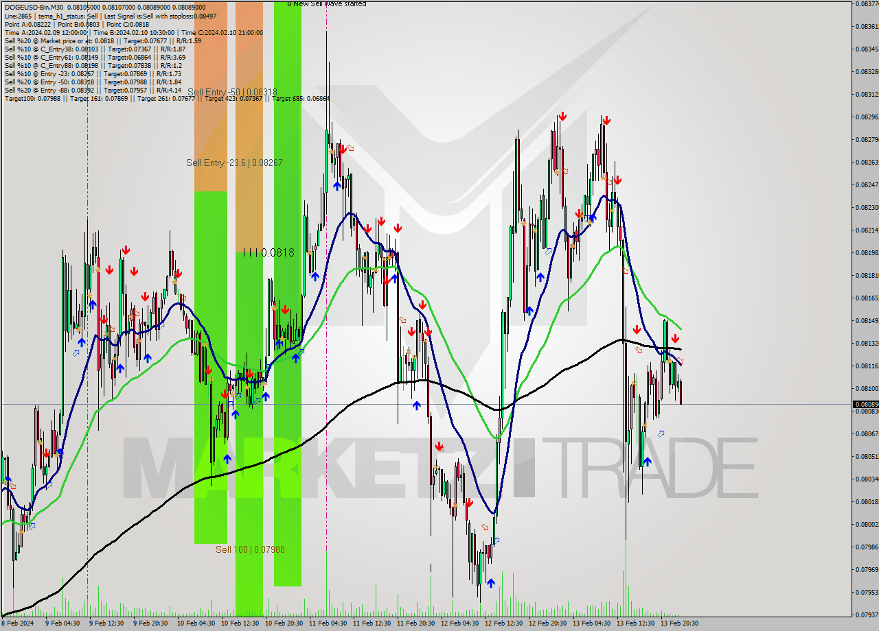 DOGEUSD-Bin M30 Analysis DOGEUSD-Bin M30 Signal