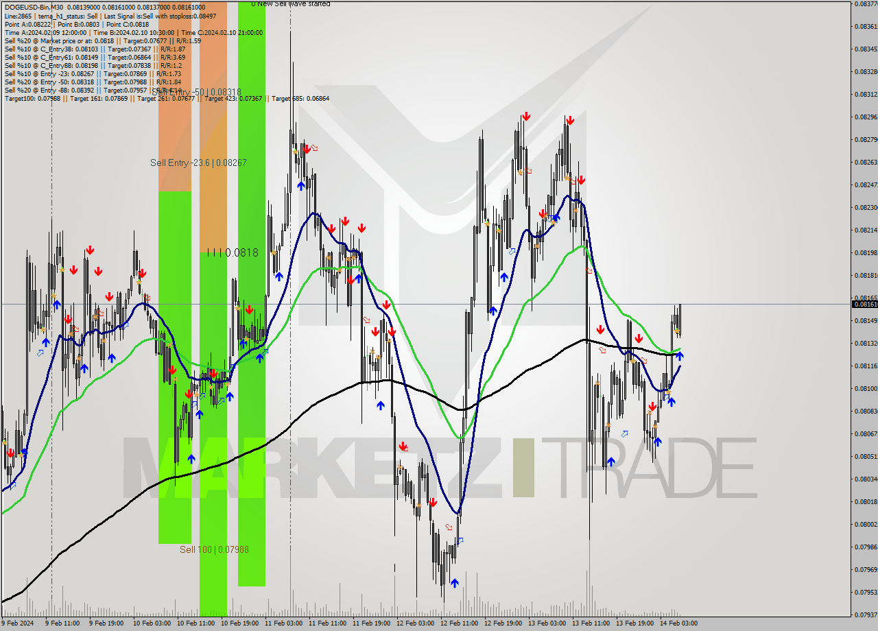 DOGEUSD-Bin M30 Signal