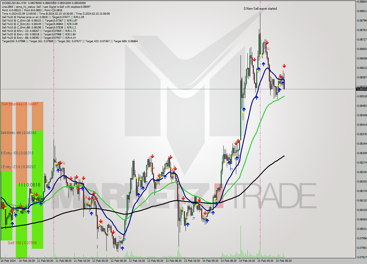 DOGEUSD-Bin M30 Signal