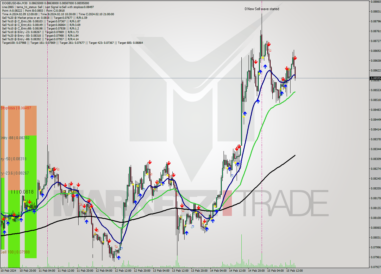 DOGEUSD-Bin M30 Analysis DOGEUSD-Bin M30 Signal