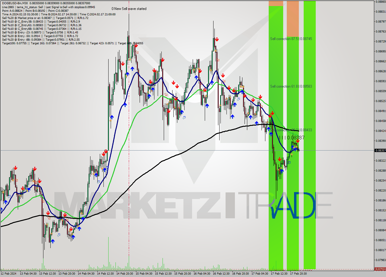 DOGEUSD-Bin M30 Signal