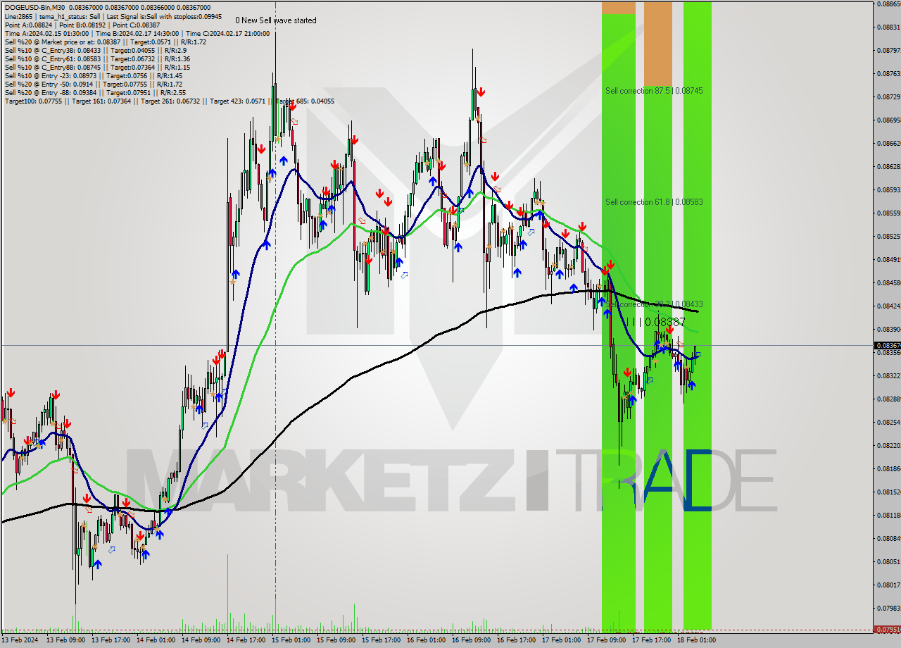 DOGEUSD-Bin M30 Analysis DOGEUSD-Bin M30 Signal